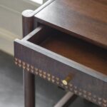 Unique Mango Wood Console Table with Drawer - Image 4
