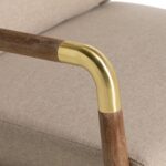 Handcrafted Mango Wooden Sofa Chair - Image 9