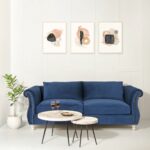 Daphnis Seaweed Velvet Sofa, 2-Seater - Image 3