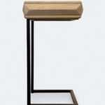 Wooden and Black Iron Side Table - Image 3