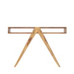 Antique Design Console Table Natural Finish & Cross Legs - Image 2