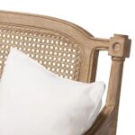 Wooden 2 Seater Cane Sofa - Image 6