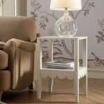 Henley Scalloped Edge Side Table, Light Sand - Image 2