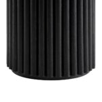 Maru Oak Round Side Table, Black - Image 5