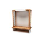 Wooden Temple White & Natural Wood Modern Design - Image 4