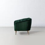 Green Velvet Chair - Image 3