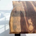 Isabella Rose Wood Top Dining Table - Image 5