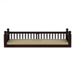 Indian Jhula in Walnut Finished Solid Wood - Image 4