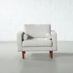 Cream Fabric Chair - Image 4