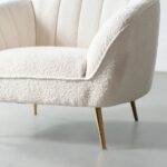 Cream Fabric Chair - Image 8