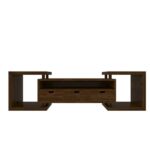 Handmade Charm Finished Wooden Multi-Storage Handcarved TV Unit - Image 4
