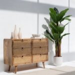Vienna Six Drawers Rattan Sideboard - Image 2