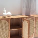 Naevia Rattan Doors Acacia Wood Sideboard - Image 5
