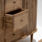 Patrice Rattan Wood Sideboard - Image 3