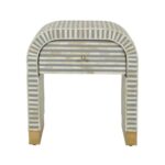 Handmade Inlay Bedside Table Furniture - Image 2