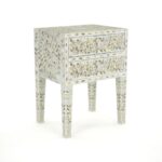 Handmade  Inlay Bedside Table Furniture - Image 3