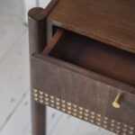 Wooden Artistic | Bedside Table Natural Finish - Image 4