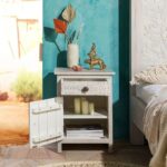 Hand Carved Bedside Table - Image 3