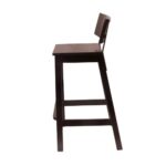 Handmade Black Long Heighted Wooden Bar Chair - Image 3