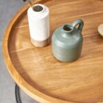 Handmade Round Coffee Table - Image 3