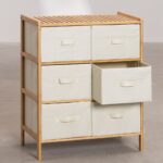 Antique Solid Wood Sideboard & 6 Drawer Furniture - Image 4