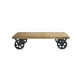 Handcrafted Mango Wood Coffee Table - Image 2