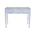 Handmade Inlay Console Table With 3 Drawer - Image 3