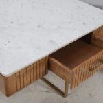 Wooden Coffee Table with Seating - Image 5