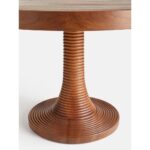 Acacia Solid Wood  Round Coffee Table - Image 4
