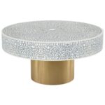 Handmade Jodhpuri Inlay Coffee Table - Image 2