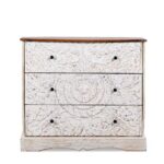 Khema Wooden Carved Chest of Drawer - Image 3
