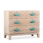 Inara Wooden Carved Chest of Drawer - Image 3