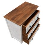 Origa Wooden Carved Chest of Drawers - Image 4