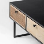 Rajasthani Sheesham Solid Wood Black Finish Coffee Table - Image 5
