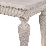 Hand Carved Wooden Console Table - Image 4