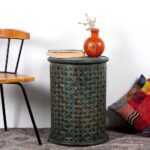 Silva Wooden Carved Side table