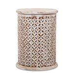Silva Wooden Carved Side table - Image 4