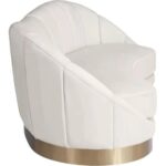Velvet Curved Sofa - Image 6