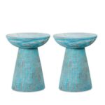Wooden Rustic Side Table - Image 5