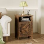 Handcrafted Bedside Table 1 Drawer Natural-Finish - Image 2