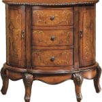Handcrafted Special Wooden Console With Storage Drawer - Image 2