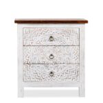 Wooden Carved Chest of Drawer - Image 4