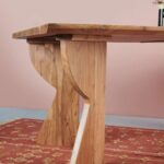 Acacia Wood Dining Table - Image 3