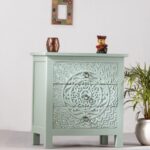 Wooden Carved Storage Unit