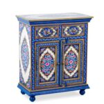 Wooden Handpainted Cabinet - Image 5