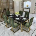 Handicraft Epicure Dining Table With  Chairs - Image 2