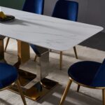 Metal Dining Table With Chairs - Image 3