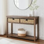 Stylish  Finish Console Table Furniture - Image 4