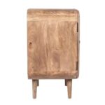 Wooden Modern Side Table Door Storage - Image 5