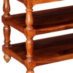 Handcrafted Console Table Sheesham Wood - Image 4
